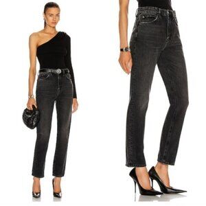 RE/DONE 70'S Straight Black Wash Jeans  NWT Size 29